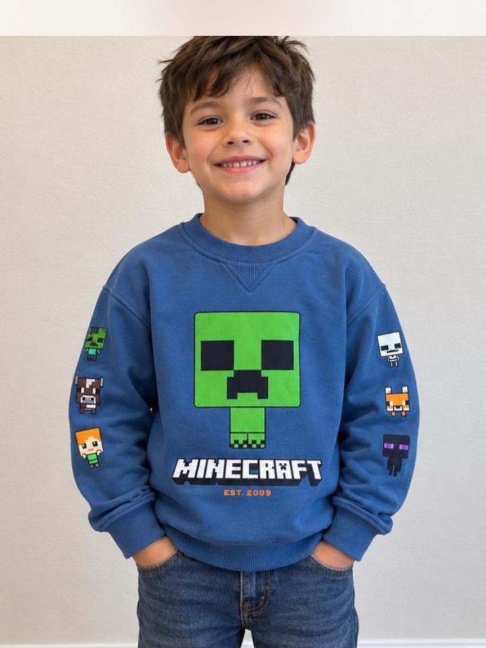 Boys' Minecraft Graphic Sweatshirt 7